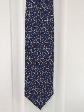 Josh Bach Atomic Blue Silk Tie